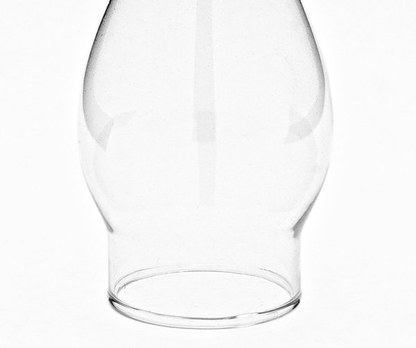 Glas f. Oellampen Loggi, Sampanino und andere, H 124 mm, D 42 mm