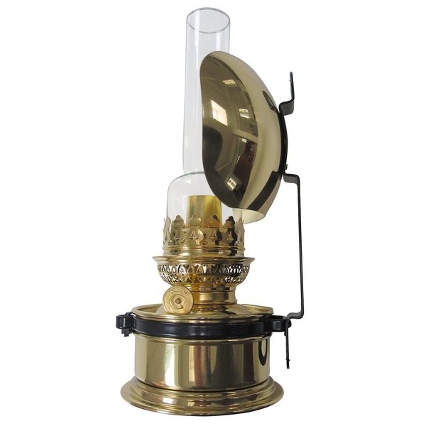 Petroleumlampe PANTRY Messing, Höhe 26 cm, Leuchtdauer 20 Stunden