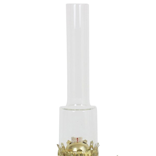 Glaszylinder transparent, Höhe 16 cm, Durchm. unten 41 mm, fuer Petroleumlampen