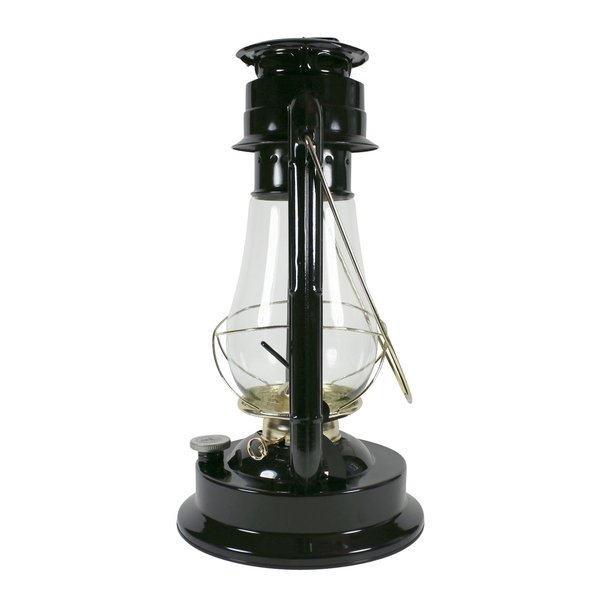 Petroleumlampe GARDEN schwarz-Messing, H 38 cm, Leuchtdauer 29 Std.